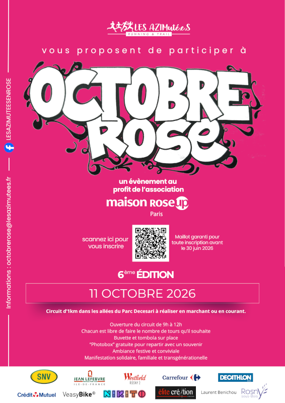 Affiche de octobre rose